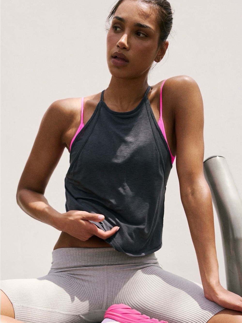 FP Movement by Free People “not so fast” tank - black